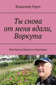 Ты снова от меня вдали, Воркута. Шахтёрская Воркута в Заполярье