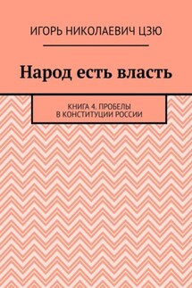 Народ есть власть. Книга 4. Пробелы в Конституции России