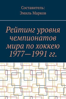 Рейтинг уровня чемпионатов мира по хоккею 1977—1991 гг.