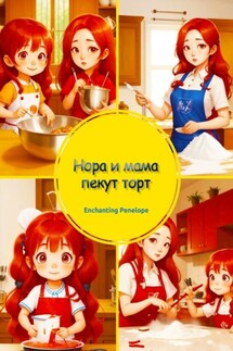 Нора и мама пекут торт